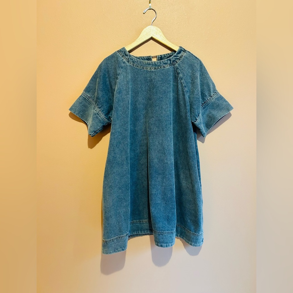 Porridge Anthropologie denim swing dress
